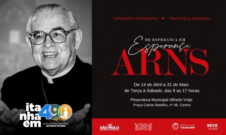 Pinacoteca de Itanhaém (SP) recebe exposição sobre Dom Paulo Evaristo Arns - Jornal O São Paulo