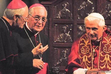 Em 2007, Papa Bento XVI falava ao episcopado brasileiro na Catedral da Sé - Jornal O São Paulo