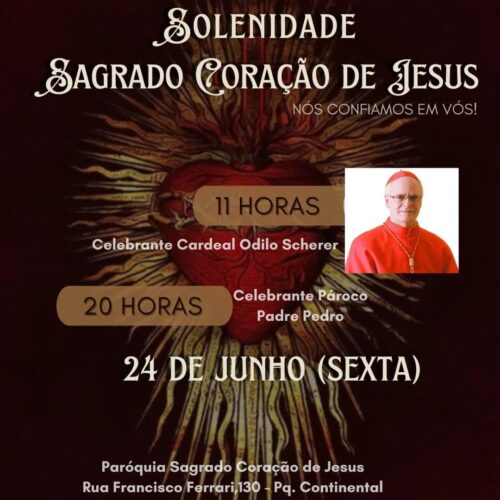Dom Odilo presidirá missa na Lapa na Solenidade do Sagrado Coração - Jornal O São Paulo