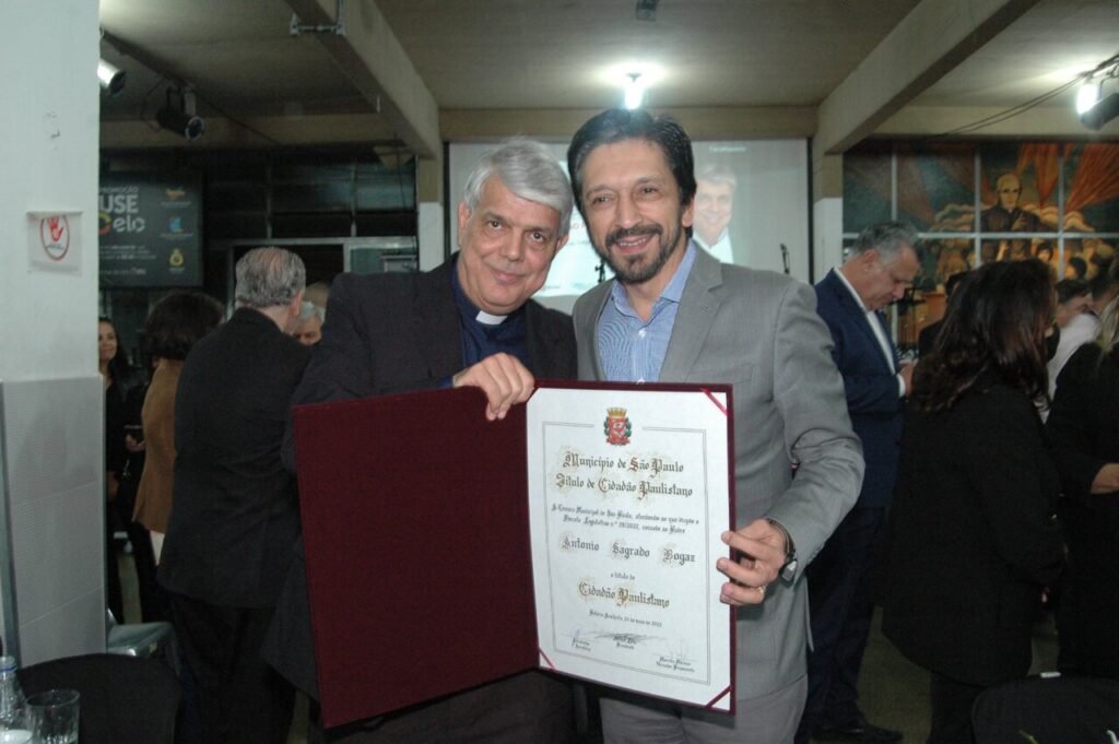 Câmara Municipal confere ao Padre Bogaz o título de Cidadão Paulistano - Jornal O São Paulo