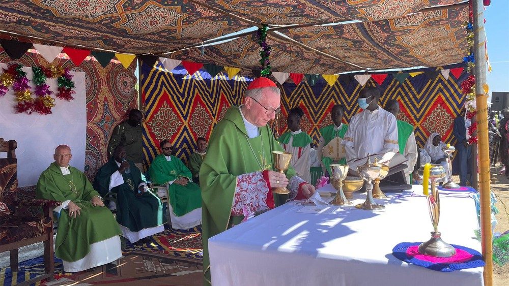 Cardeal Parolin no Sudão do Sul: ‘Deus não esquece as injustiças sofridas por vocês’ - Jornal O São Paulo