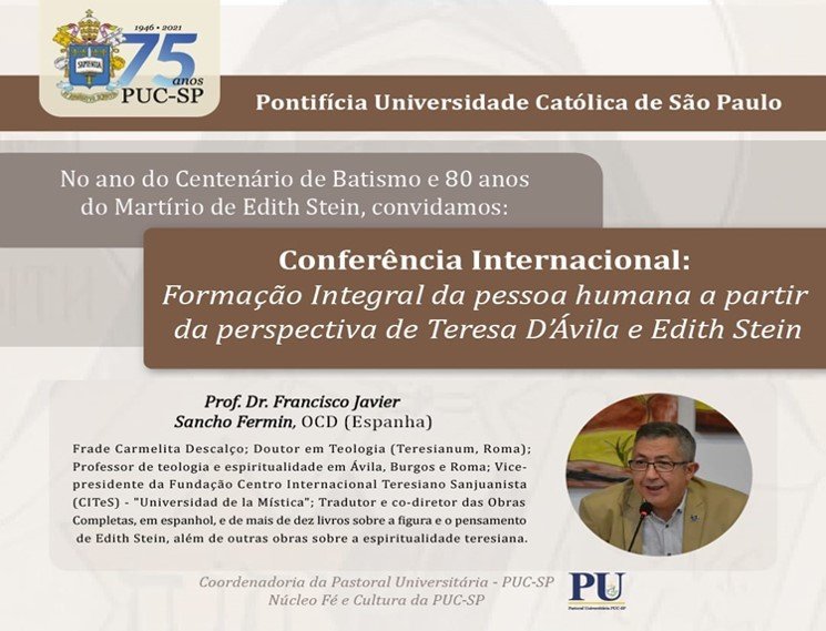 Formação integral da pessoa a partir da perspectiva de Teresa D’Ávila e Edith Stein - Jornal O São Paulo