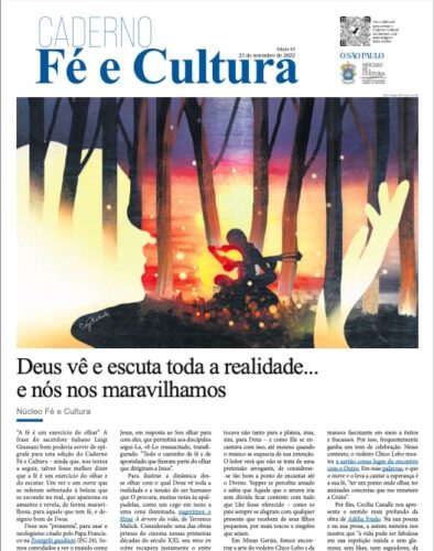Confira a nova edição do Caderno de Fé e Cultura - Jornal O São Paulo