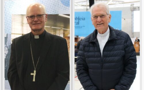 Os Cardeais Scherer, Steiner e Tempesta chegam a 59º AG CNBB após participação no consistório em Roma - Jornal O São Paulo