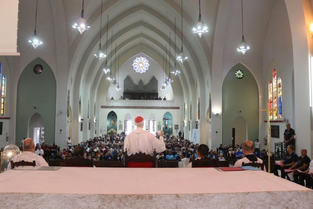 Com Dom Odilo, mais de 600 pessoas participam do IV Encontro do Terço dos Homens - Jornal O São Paulo