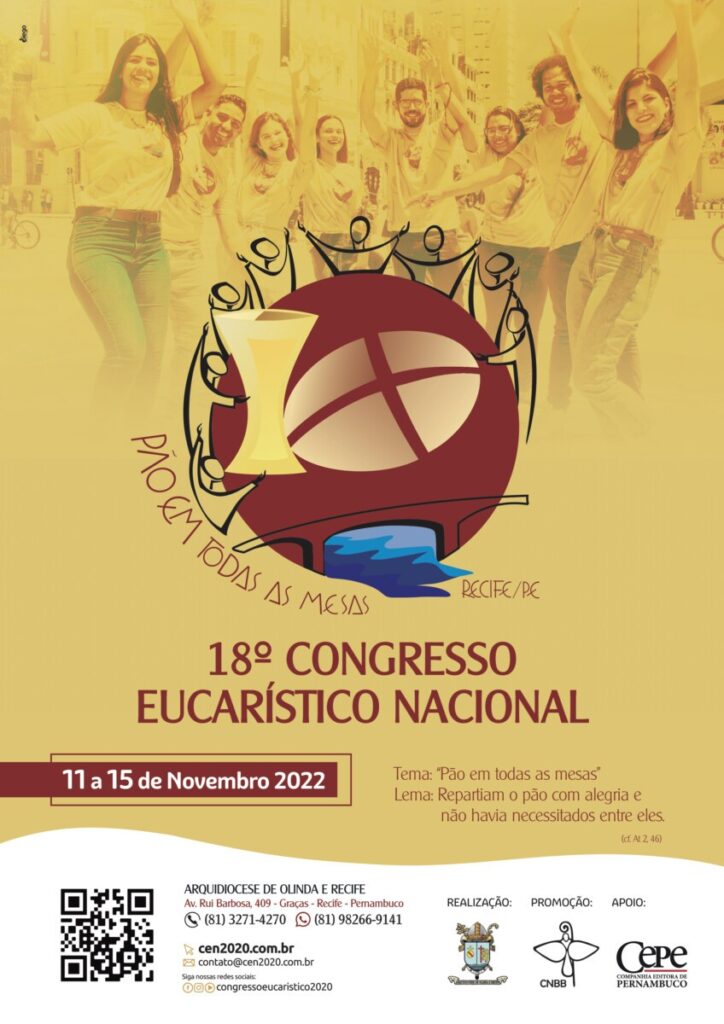 Com o tema ‘Pão em todas as mesas’, 18º Congresso Eucarístico Nacional começa nesta semana - Jornal O São Paulo