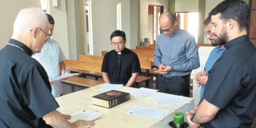 Futuros padres fazem profissão de fé e juramento de fidelidade antes da ordenação - Jornal O São Paulo