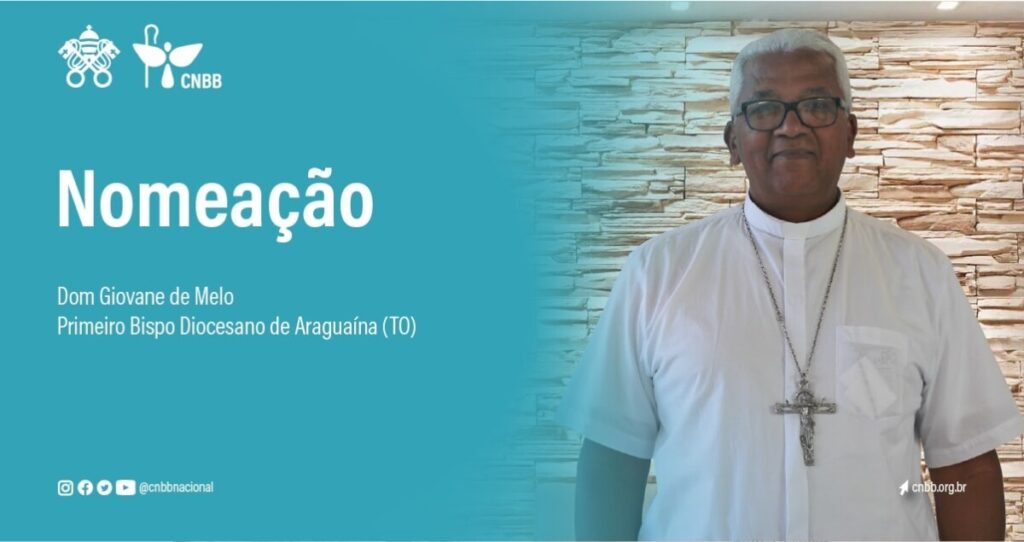 Papa Francisco erige a Diocese de Araguaína (TO) e nomeia Dom Giovane Pereira de Melo como primeiro bispo - Jornal O São Paulo