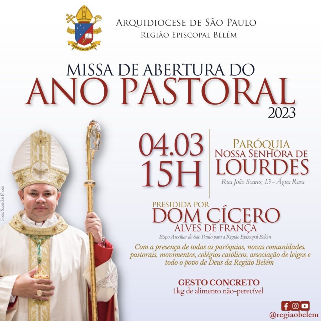 Ano Pastoral em âmbito regional será aberto em 4 de março - Jornal O São Paulo