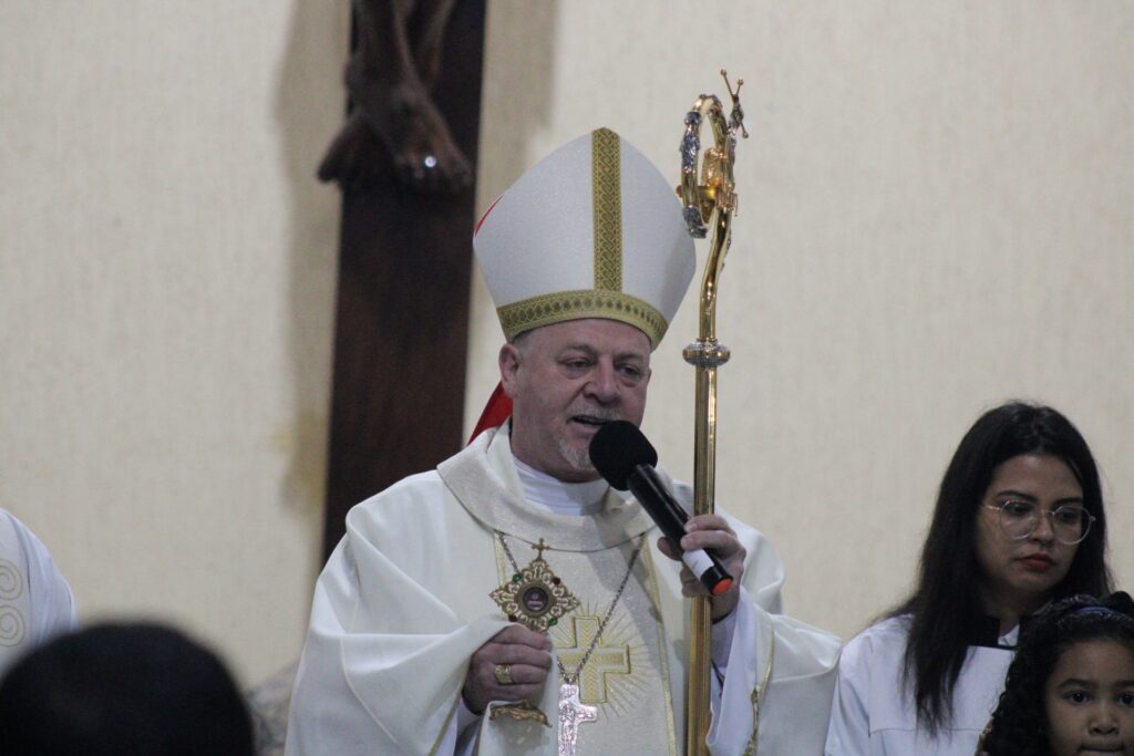 Dom Jorge Pierozan preside missa na festa patronal da Paróquia São Luiz Gonzaga - Jornal O São Paulo