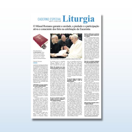 Pela liturgia, Jesus Cristo continua na sua Igreja a obra da redenção - Jornal O São Paulo