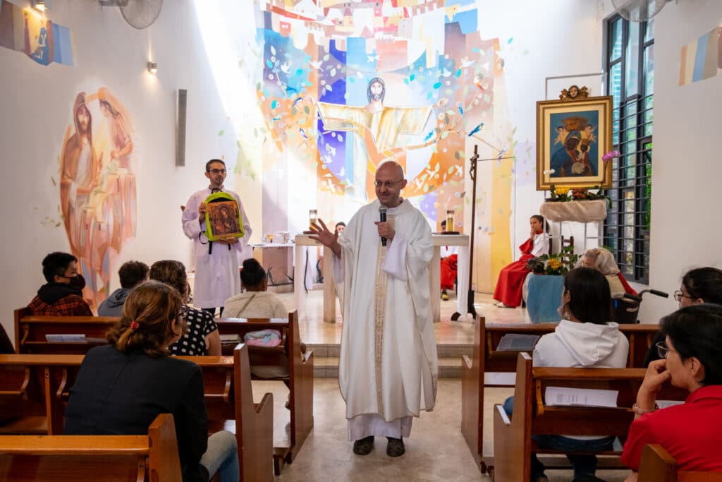 Bênção do átrio da Catequese é feito na Paróquia Nossa Senhora de Casaluce - Jornal O São Paulo