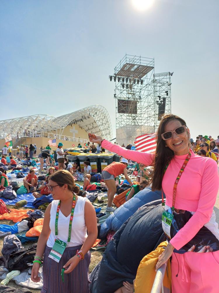 ‘Lisboa está com um ar de santidade, alegria e sinodalidade’, diz peregrina do interior paulista - Jornal O São Paulo