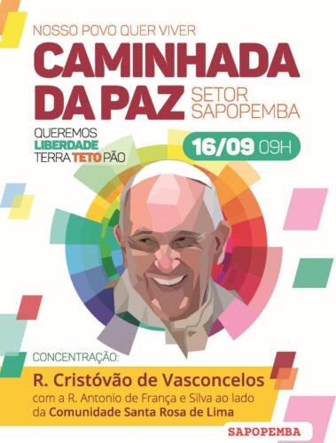 Na Região Belém, Setor Sapopemba caminhará pela paz - Jornal O São Paulo