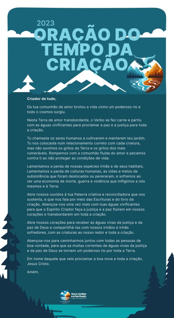 O Tempo da Criação convida a transformar corações, estilos de vida e as políticas públicas - Jornal O São Paulo