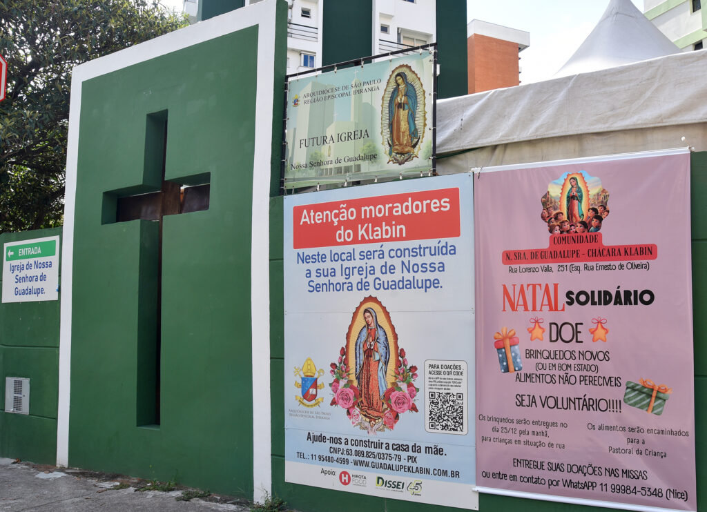Sob a proteção da Virgem de Guadalupe, comunidade paroquial está sendo formada na Chácara Klabin - Jornal O São Paulo