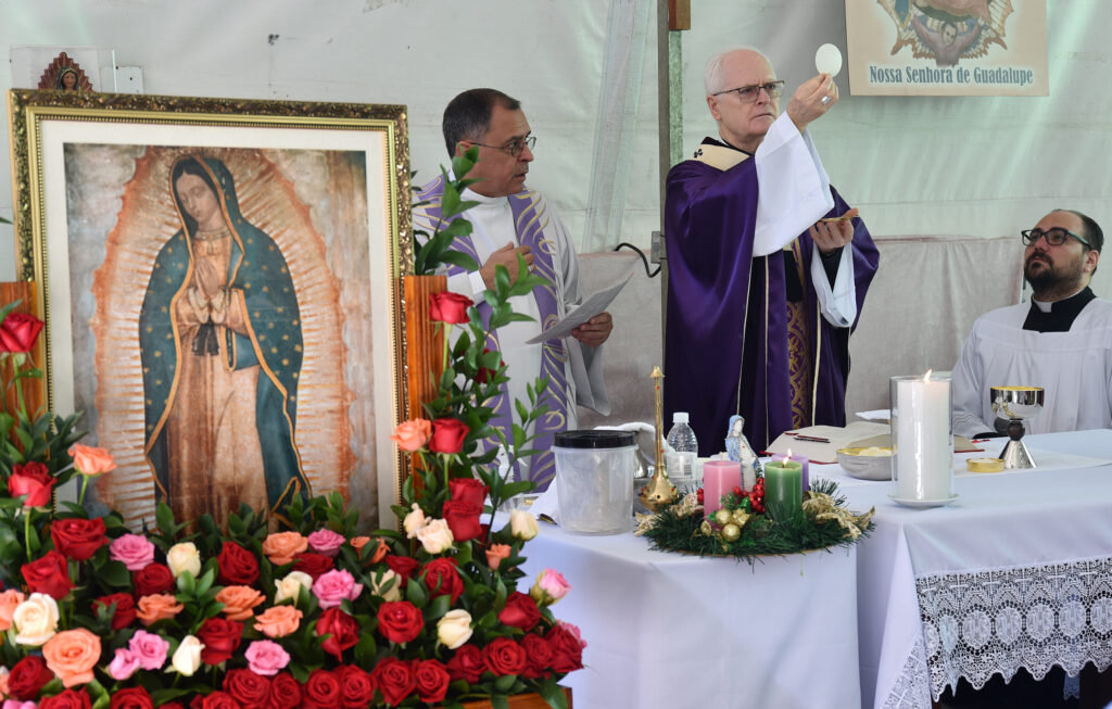 Sob a proteção da Virgem de Guadalupe, comunidade paroquial está sendo formada na Chácara Klabin - Jornal O São Paulo