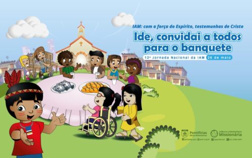 Infância e Adolescência Missionária lança cartaz oficial de sua Jornada Nacional que se realizará dia 26 de maio - Jornal O São Paulo