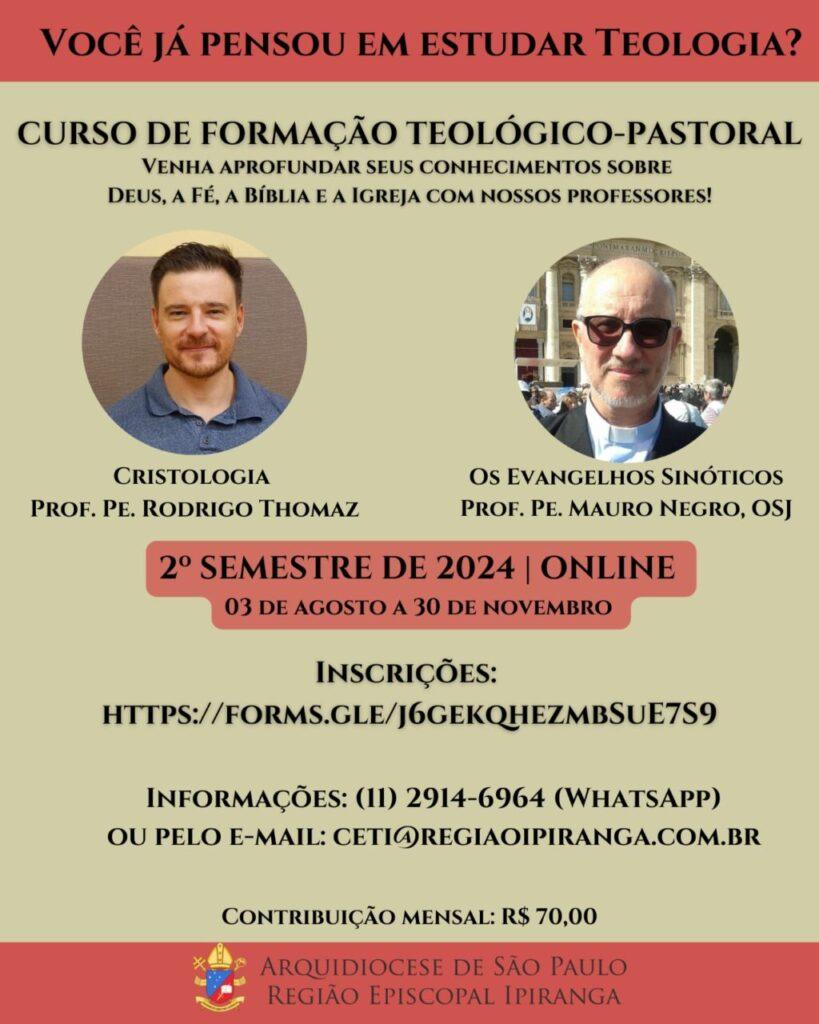 Formações e festa patronal em destaque no Ipiranga - Jornal O São Paulo