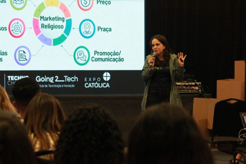 ExpoCatólica: público lota painel sobre marketing religioso na Techno Church - Jornal O São Paulo