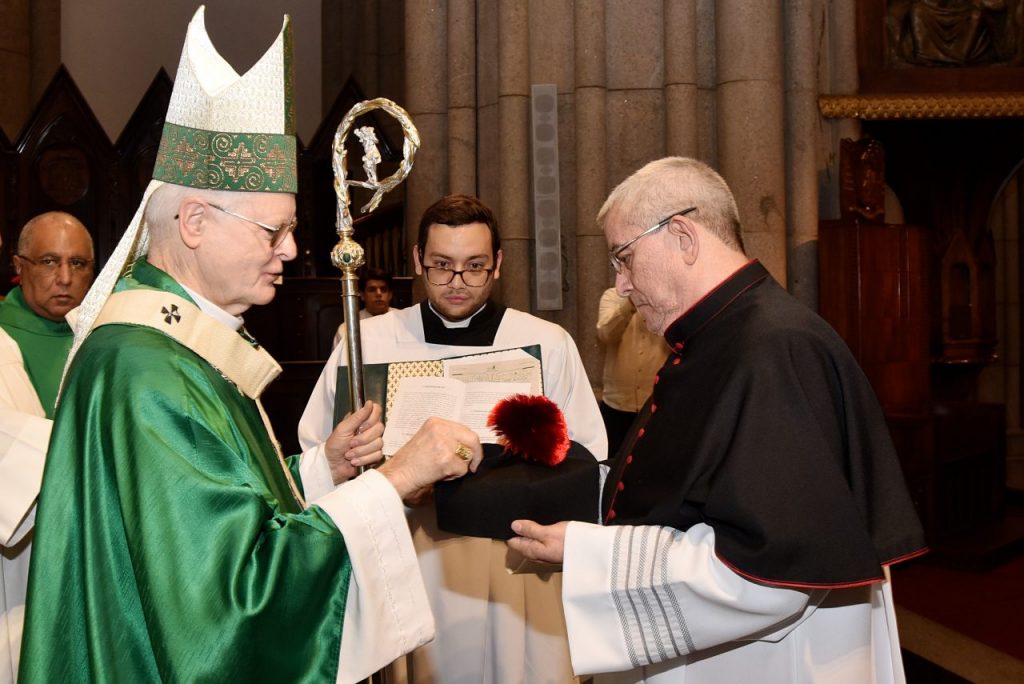 Cônego Tarcísio Mesquita toma posse do ofício no Cabido Metropolitano - Jornal O São Paulo