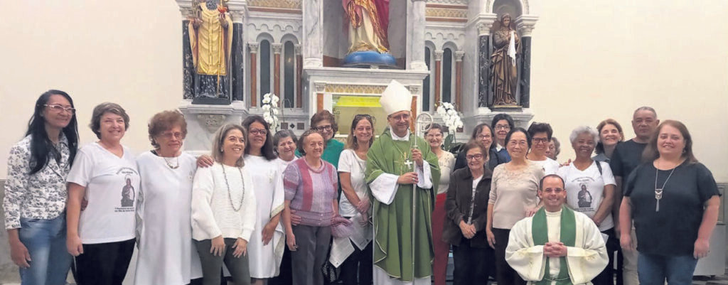 Dom Rogério faz visita pastoral à Paróquia Santo Agostinho - Jornal O São Paulo