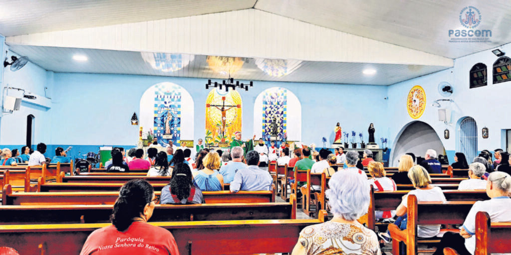 Dom Carlos Silva realiza visita pastoral à Paróquia Nossa Senhora do Retiro - Jornal O São Paulo