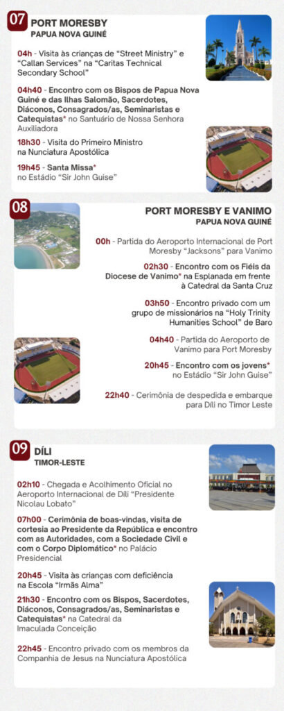 Encurtando distâncias: Papa Francisco vai à Ásia e à Oceania, em sua viagem apostólica mais longa - Jornal O São Paulo