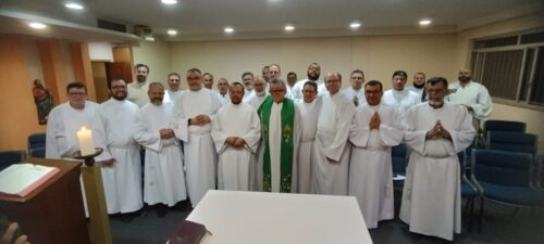 Candidatos ao diaconato participam de retiro na Escola Arquidiocesana São José para o Diaconato Permanente - Jornal O São Paulo