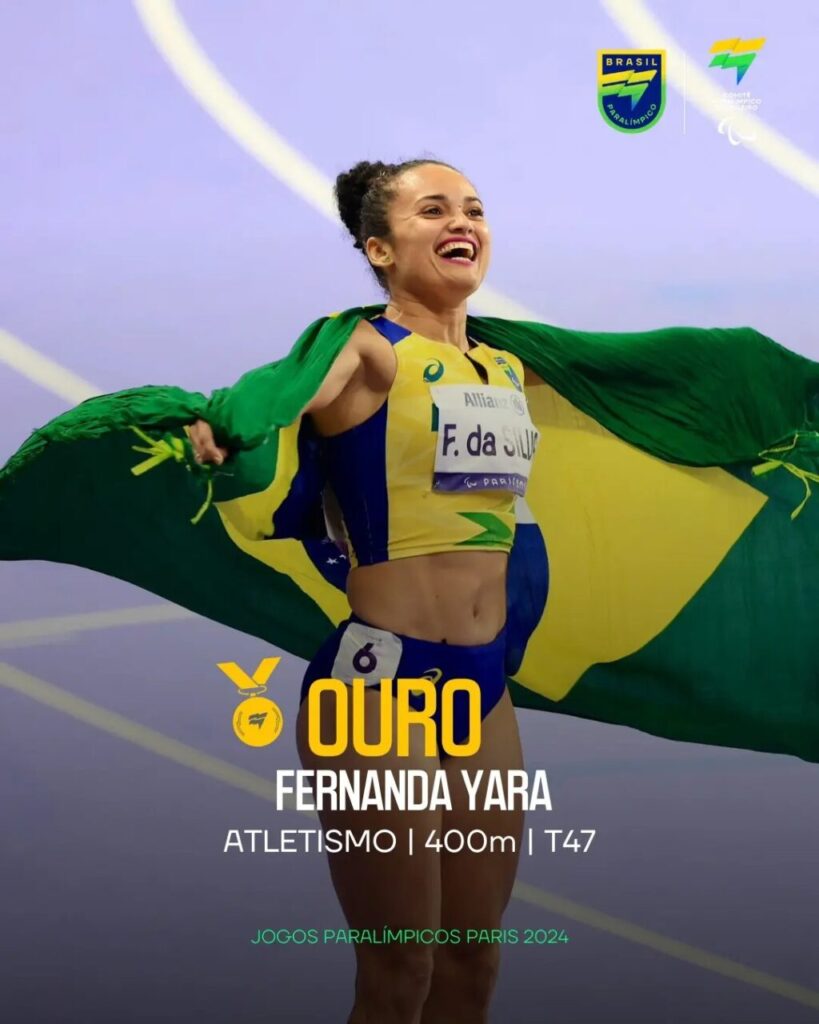 Paris 2024: com ouros na natação e atletismo, Brasil se mantém em 3º na paralimpíada - Jornal O São Paulo