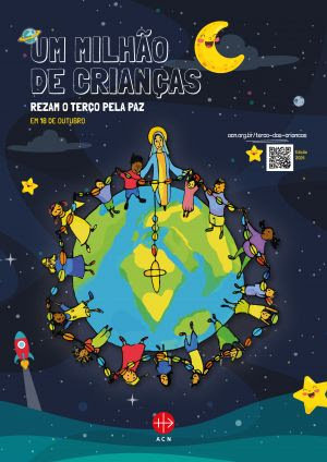 ACN convida as crianças a participar da campanha “Um milhão de crianças rezam o Terço pela paz” - Jornal O São Paulo