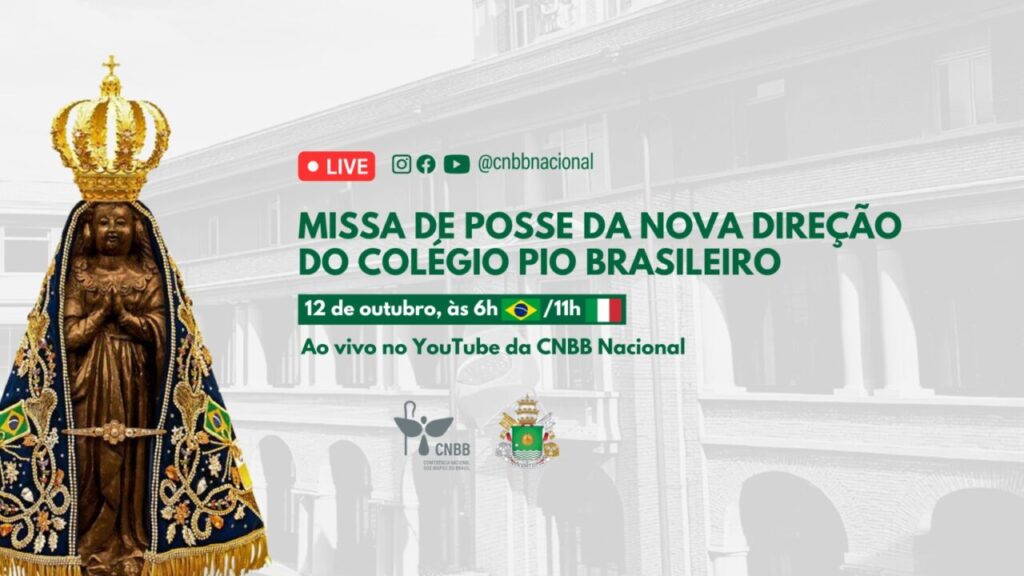 Dia 12, o Colégio Pio Brasileiro celebrará a Padroeira do Brasil e a posse de sua nova diretoria - Jornal O São Paulo