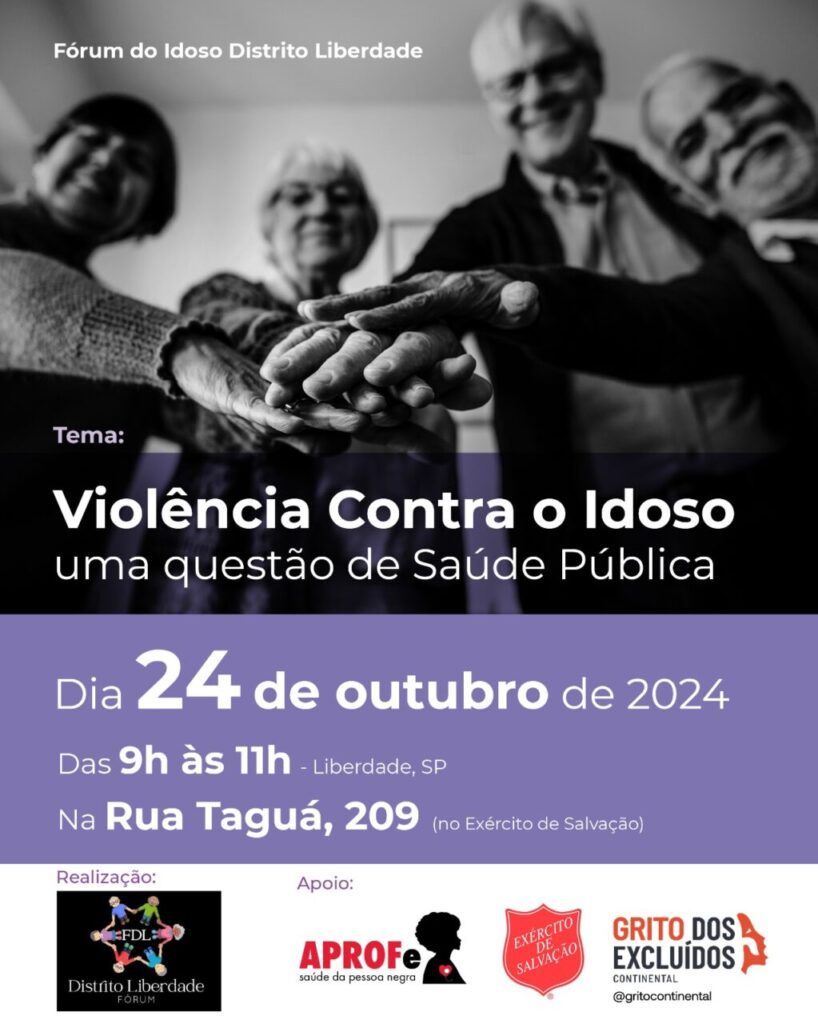 Evento em SP alerta que violência contra o idoso também é questão de saúde pública - Jornal O São Paulo