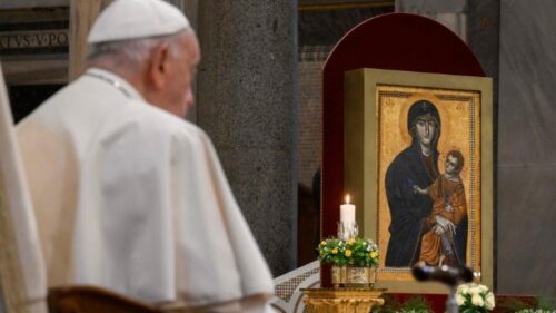 Papa em súplica a Nossa Senhora: ‘Tirai do nosso coração as armas da violência’ - Jornal O São Paulo