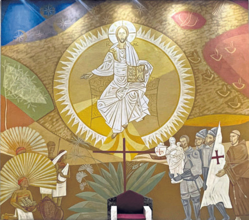 Obra sacra em igreja de São Paulo ressalta a fé e as raízes católicas da história do Brasil