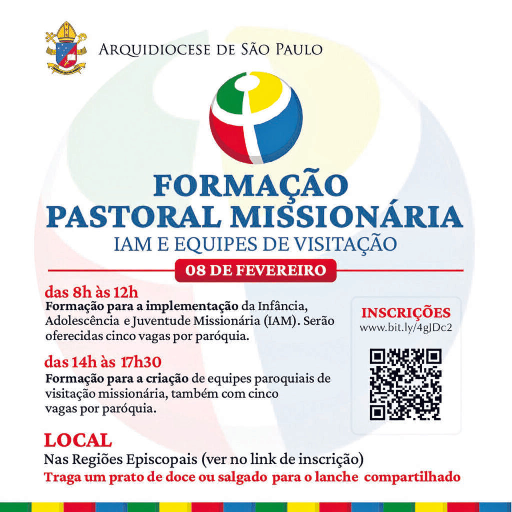 Arquidiocese promove formação missionária para paróquias e comunidades - Jornal O São Paulo