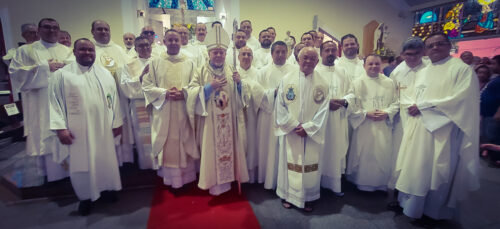 Em Santana, Dom Jorge Pierozan, Bispo da Diocese de Rio Grande, preside ordenação presbiteral - Jornal O São Paulo