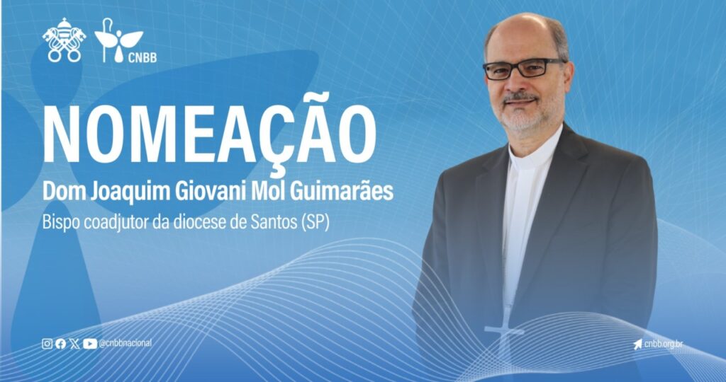 Dom Joaquim Mol é nomeado como bispo coadjutor para a Diocese de Santos, em São Paulo