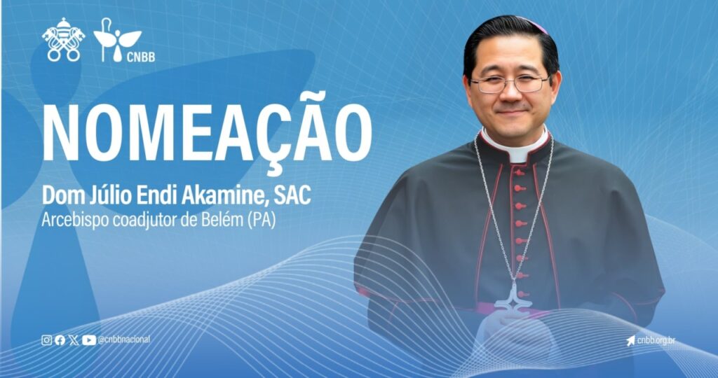 Papa Francisco nomeia Dom Julio Endi Akamine como Arcebispo coadjutor de Belém (PA) - Jornal O São Paulo