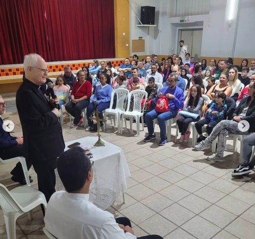 Dom Odilo vivencia as realidades pastorais da Paróquia Nossa Senhora de Fátima - Jornal O São Paulo