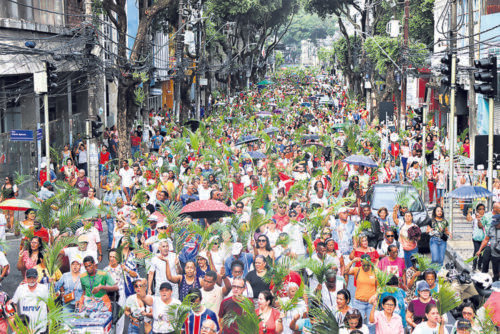 ‘Bendito o Rei que vem em nome do Senhor!’ - Jornal O São Paulo