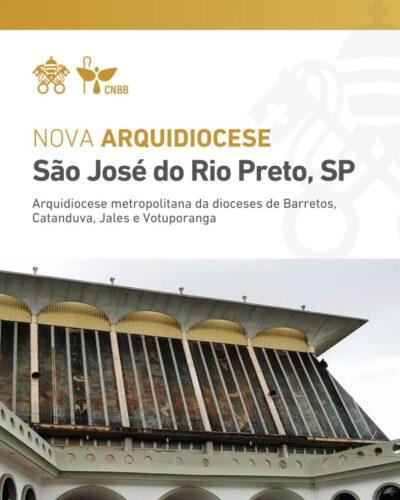 Diocese de São José do Rio Preto (SP) é elevada a Arquidiocese e Dom Vilar será o primeiro arcebispo - Jornal O São Paulo