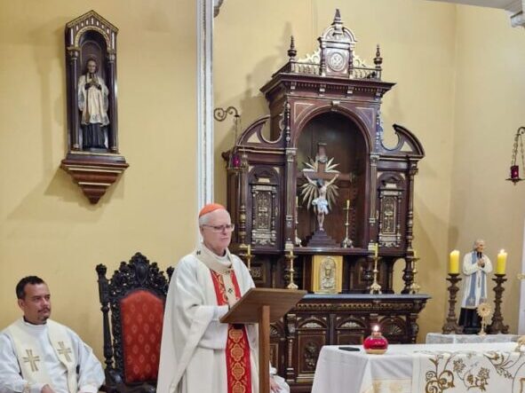Dom Odilo preside missa na festa do padroeiro do Seminário de Filosofia Santo Cura D’Ars - Jornal O São Paulo