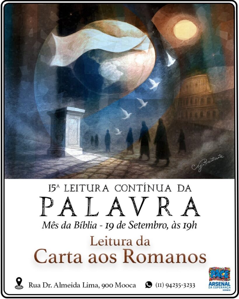 ‘A esperança não decepciona’ (Rm 5,5): 15ª edição da Leitura Contínua do Arsenal - Jornal O São Paulo