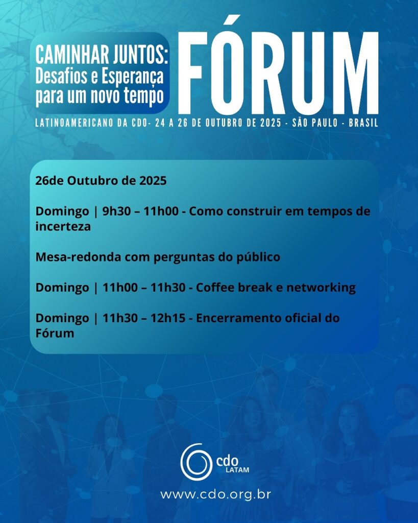 Em SP, fórum latino-americano tratará sobre desafios e esperanças para um novo tempo - Jornal O São Paulo