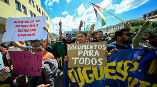 Protesto expõe a tensão da sociedade portuguesa em relação aos imigrantes que se estabelecem no país - Jornal O São Paulo