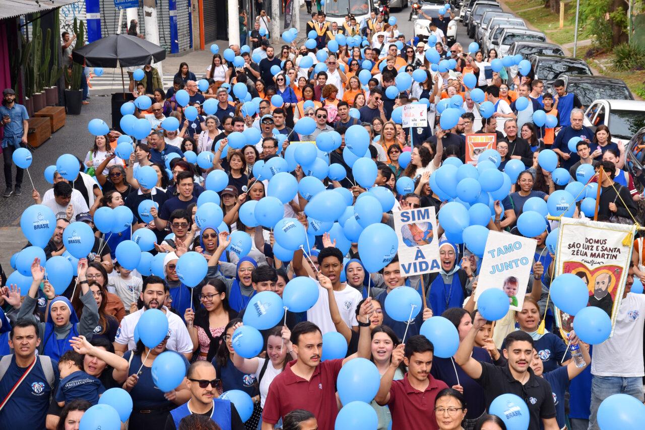 Peregrinos de esperança marcham pela vida na zona Norte da capital - Jornal O São Paulo