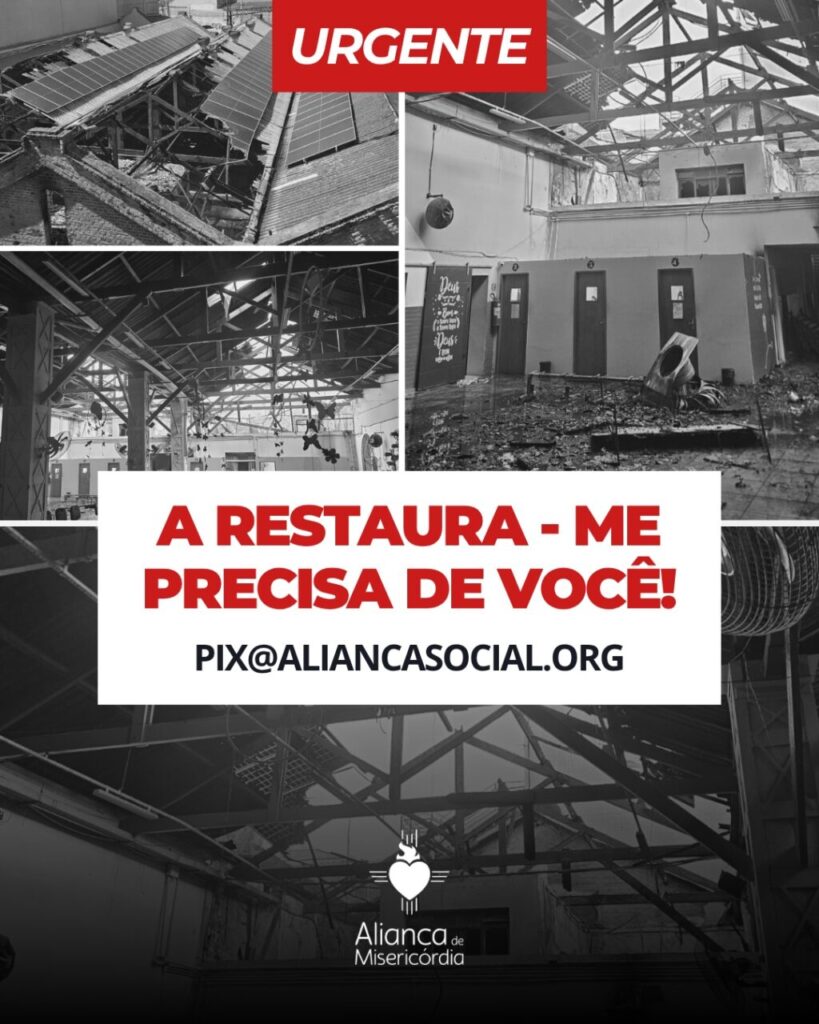 Aliança de Misericórdia se manifesta sobre incêndio na Casa Restaura-me - Jornal O São Paulo