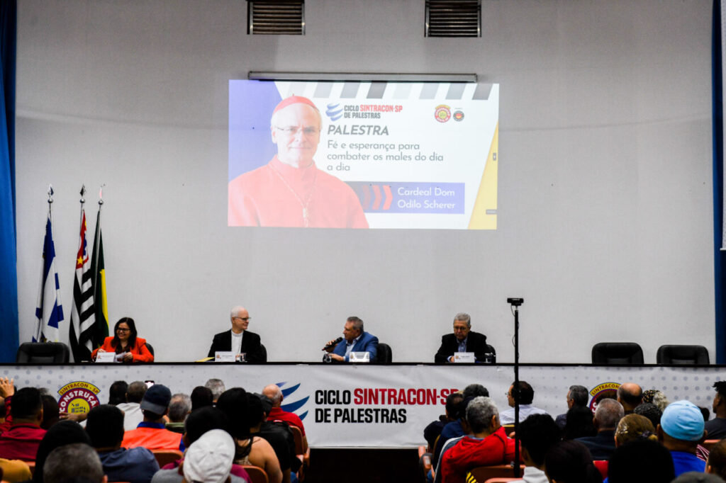 Dom Odilo a trabalhadores da construção civil: diante dos problemas, ‘sabedoria, serenidade e coragem’ - Jornal O São Paulo