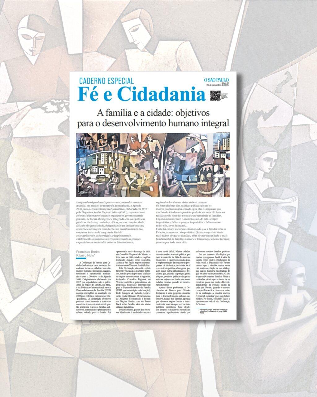 Todos ganham quando as cidades são mais inclusivas para as famílias - Jornal O São Paulo